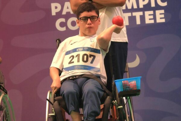 Atleta de Escuintla destaca en competencia internacional. Fotografías: Asociación de Boccia Guatemalteco.