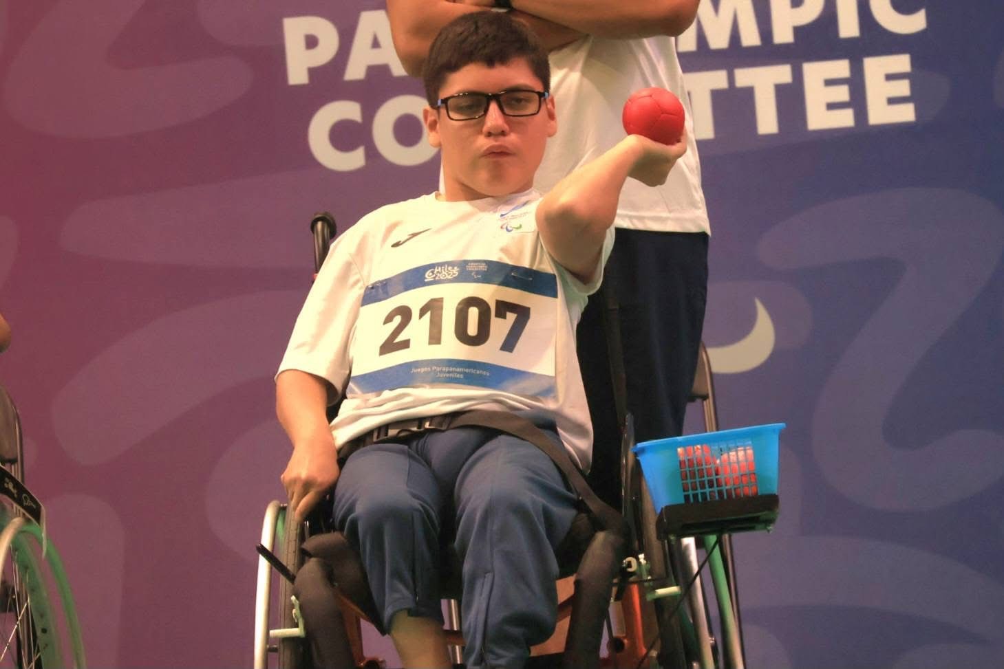 Atleta de Escuintla destaca en competencia internacional. Fotografías: Asociación de Boccia Guatemalteco.